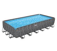 Bestway - Piscina APX 365 Rettangolare 732x366x132 Color Marmo Scuro 561KG BESTW