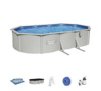 Bestway 56369-4 Set Piscina Fuori Terra Hydrium Ovale da 610x360x120 cm