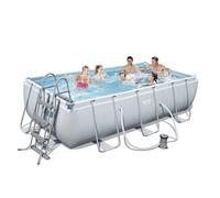 Bestway 56441 | Power Steel - Piscina Fuori Terra Rettangolare, 404X201X100 cm,