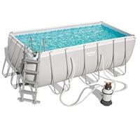 Bestway Piscina Power Steel Frame Rettangolare CM. 412X201X122
