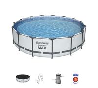 Piscina fuori terra rotonda Bestway Steel Pro Max 56488 457x107 cm con pompa