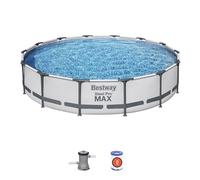 Bestway 56595 Frame Pool Pro MAX set 427x84 cm con Pompa di Filtraggio 2.006 l/h