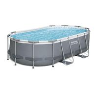Bestway 56620-7 Set piscina fuori terra Steel Pro MAX - 4,27 m x 2,50 m x 1,00 m, grigio