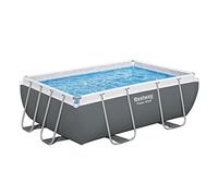Bestway Power Steel 56629 piscina fuori terra Piscina con bordi Piscina rettangolare 3662 L Blu, Grigio