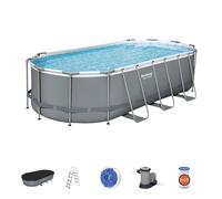 Bestway Levant Piscina power steel ovale, cm. 549x274x122