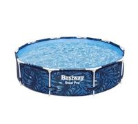 Bestway Piscina, acciaio/pvc/poliestere, Ø 305 x 66 cm, 4062 litri, rotonda, multicolore multicoloured