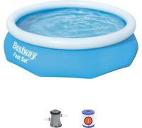 Bestway 57270 set piscina gonfiabile fast set rotonda da 305x76 cm