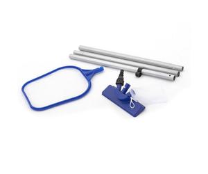 Bestway 58013 kit di manutenzione e pulizia per piscina piscine asta con retino