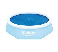 Telo Termico Per Piscina Fast Set Rotonda 244cm Copertura Blu Bestway 58060
