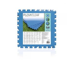 Bestway 58220-2 Tappeto Base per Piscina da 50X50 cm, 9 Pezzi