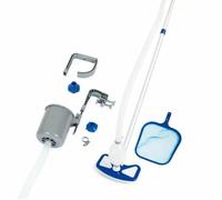 BESTWAY 58237 INTEX 28003 KIT SET PULIZIA DELUXE PISCINA SPAZZOLE E SKIMMER