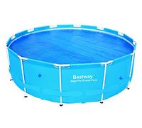Bestway 58242 Telo di Copertura Solare per Piscine Frame 366 Cm