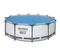 Bestway Copertura solare Flowclear™, Ø 356 cm, per piscine rotonde con superficie da 366 cm e 396 cm, blu