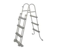 Bestway 58330-3 Scaletta per Piscine, Grigio, da 107 cm