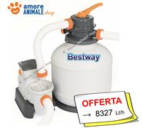 Bestway 58499-5 Pompa di filtraggio a sabbia da 8.327 l/h