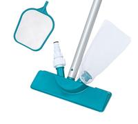 Bestway 58794 Set di pulizia e cura 5 in 1 - Rastrello + tettarella + asta + pH