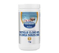 Bestway 59017 | Flowclear - Cloro Lunga Durata 90%, 1 Kg, Pastiglie da 200 gr