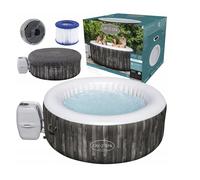 Bestway 60005 Lay-Z-Spa Bahamas AirJet vasca idromassaggio gonfiabile grigia ...