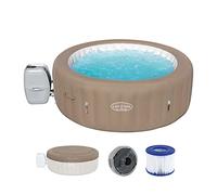 Bestway 60017 Lay-Z-Spa Palm Springs AirJet Idromassaggio da esterno, Gonfiabile, Per 4-6 persone, Oro, 196 x 71 cm