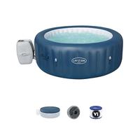 Bestway 60029 Minipiscina Idromassaggio Gonfiabile Lay-Z-Spa Milan AirJet Plus da 196x71 cm