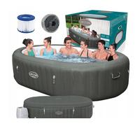 Bestway 60067-6 Minipiscina idromassaggio gonfiabile Mauritius Lay-Z-Spa AirJet con app