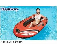 Bestway 61100 Canotto Gonfiabile Hydro-Force 188x98 Cm Per Mare e Piscina