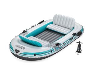 Bestway 65158 Set gommone a 4 posti Hydro Force Adventure Elite X4-3,15 m, grigio