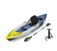 Bestway 65178 Set kayak monoposto in TPU Hydro Force Dash Elite X1-3,35 m, blu