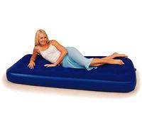 Bestway 67000 Materassino Singolo Gonfiabile Floccato Blu 185 x 76 x 22 cm. MWS