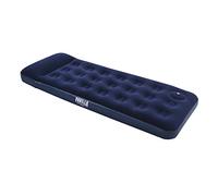 Bestway 67223 -Airbed Materasso Singolo con Pompa a Piede Incorporata, 185 x 76 x 22 cm, a Una Piazza, PVC, Blu