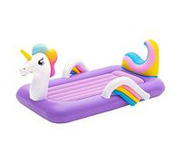 Bestway 67713 | Up In & Over - Lettino Gonfiabile per Bambini Unicorno, 196X104X84 cm