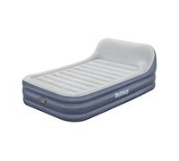 Bestway 89" x 60" x 33"/2.26m x 1.52m x 84 cm Tritech SleekFlow Headboard Air Mattress Queen Built-in AC Pump
