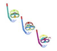 Bestway 24059-5 Maschera da snorkeling con boccaglio per bambini con animaletti, 3+ anni
