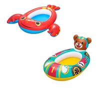 Bestway Barca Gonfiabile per Bambini Volpe 94x66 cm +3 Anni Spiaggia e Piscin