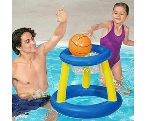 Bestway Canestro Gonfiabile Galleggiante per basket gioco in piscina con pallone