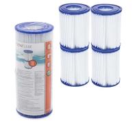 Bestway - Cartuccia per Filtro per Pompa della Piscina, Intex, Misura: 2, 4 Pezzi -