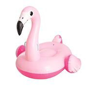 Bestway 41110 Float'nFashion Fenicottero Rosa Cavalcabile Gigante con Maniglie 1,91m x 1,78m