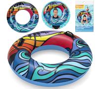2 X Gigante 91.4cm Gonfiabile Pneumatico Gomma Anello Tubo Coastal Castaway