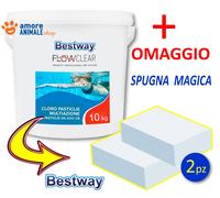 Bestway 59022 Pastiglie multiazione da 200 gr per piscine, 10 kg
