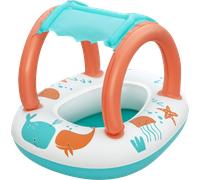 Bestway gommone gonfiabile per bambini con tettoia rimovibile comfort plush