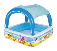 Bestway Con Piscina Gonfiabile Quadrata Con Tendalino 147x147x122 Cm