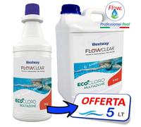 Bestway ECO CLORO MULTIFUNZIONE Liquido → 1 / 5 Lt - Sanificante Acqua Piscina