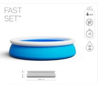 Bestway Fast Set 940L Piscina Fuori Terra - Blu (57392)