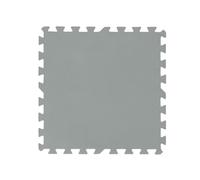 Bestway Flowclear - Piastrelle di protezione per pavimenti in piscina, confezione XL, confezione da 18 pezzi da 50 x 50 cm, colore grigio, ideale per proteggere il pavimento della piscina e il prato