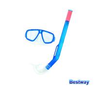 Bestway - Fun Snorkel Set Maschera e Boccaglio - Fun Snorkel Blu