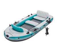 Bestway Gommone gonfiabile Grigio e Bianco 3,64 x 1,66 m PVC