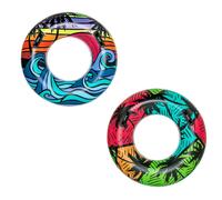 Bestway Gonfiabile Galleggiante Decorato con Maniglie Colore Assortito D91 cm