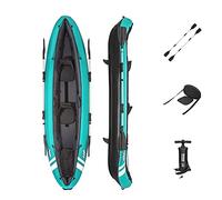 Bestway Hydroforce Ventura Kayak 2 Persone Set Gonfiabile Barca Set con Pompa a Mano, pagaia e Custodia