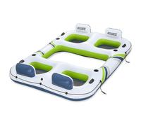 Bestway Isola galleggiante Hydro-Force Bianco e Blu e Verde PVC