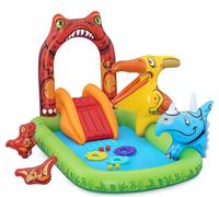 Playcenter Gonfiabile Bestway® Jurassic Splash™ Con Piscinetta, 2 Anni+